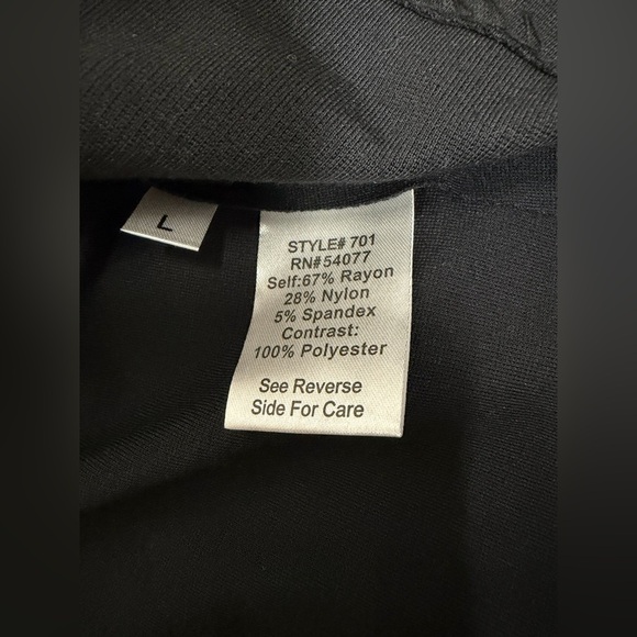 CAbi Black Blazer with Satin Lapel size L - Picture 6 of 7